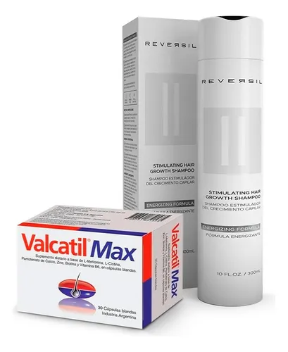 Valcatil Max + Reversil® Shampoo Estimulador Crecimiento