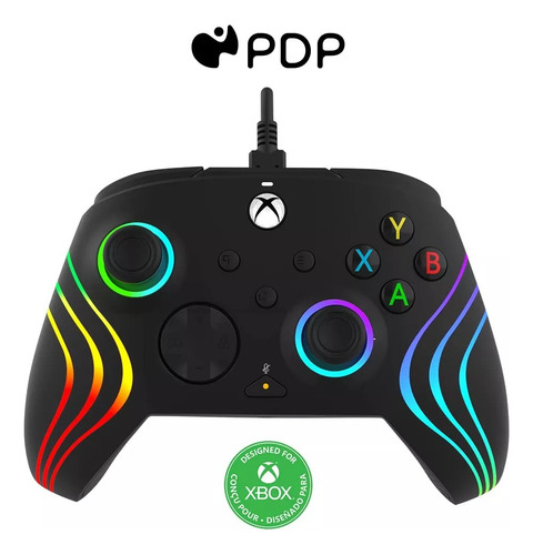 Control Pdp Compatible Para Xbox X/s Pc Black Afterglow Usb