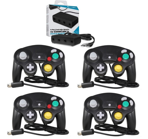 4 Controles Gamecube Para Super Smash Bros Ultimate Switch