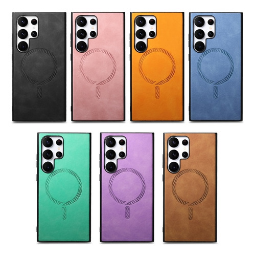 Funda Retro De Color Sólido Para Samsung, Cómoda Y Resistente