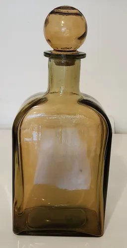 Botella Grande De Vidrio 100% Reciclado 45x19x10,5cm