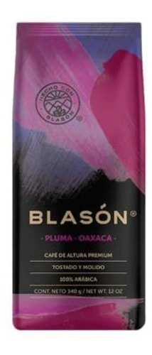 Cafe Molido Blason Pluma Oaxaca 340g (2 Bolsas)