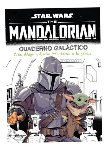 Libro Dibuja Y Colorea Mandalorian Baby Yoda Star Wars Vol 1