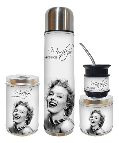 Set Matero 4 Piezas Ambty Marilyn Monroe 1 Excelente Calidad