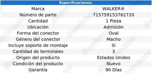 Sensor Cmp Admisión Ford F-150 V8 5.0l 11-17 Walker
