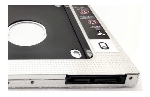 Imagen 3 de 6 de Caddy Sata A Sata 9,5mm Segundo Disco En Lectora Notebook