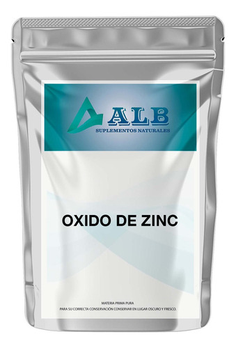 Óxido De Zinc 500 Gr Puro Alb