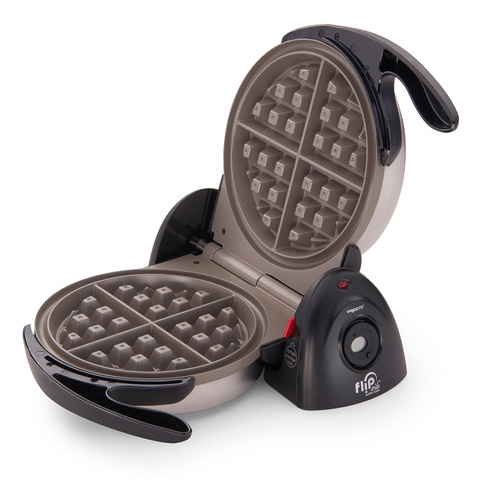 Presto 03510 Wafflera Belga Ceramica Color Negro Gris 2