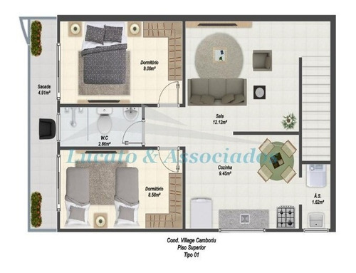 Imagem 25 de 25 de Casa Residencial Em Condominio Fechado Para Venda Na Vila Caiçara, Praia Grande Sp 2 Dormitórios Sendo 1 Suíte, 1 Vaga - Ca00438 - 69503073