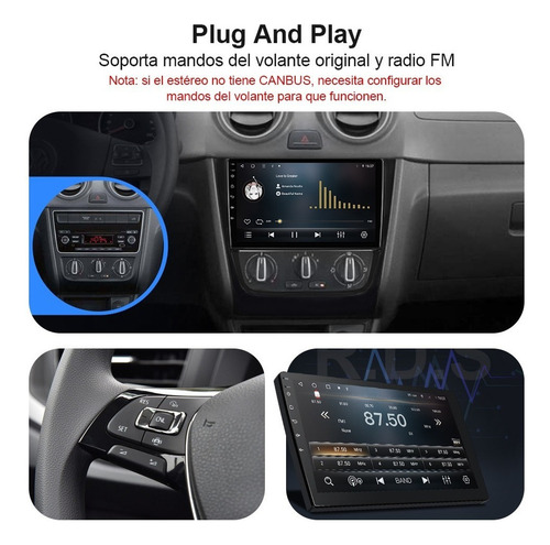 Para Estéreo Volkswagen Gol Saveiro 2014-2016 Blu Kit Fm