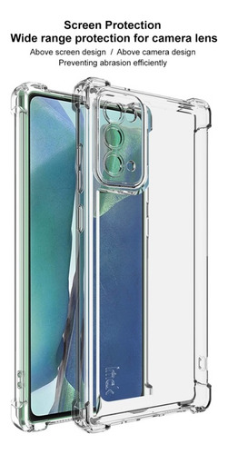 Funda Transparente Con Protección Para Samsung Galaxy Note20