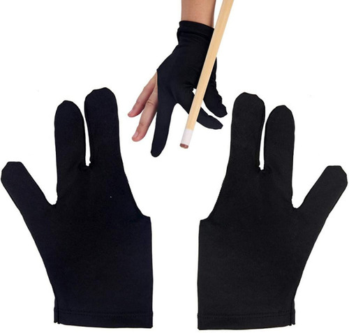 Imagen 2 de 5 de Kit 10 Guantes Para Billar Dazaige Mano Izquierda Y Derecha