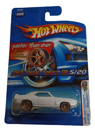 Hot Wheels 1969 Pontiac Firebird Primera Edicion 2005