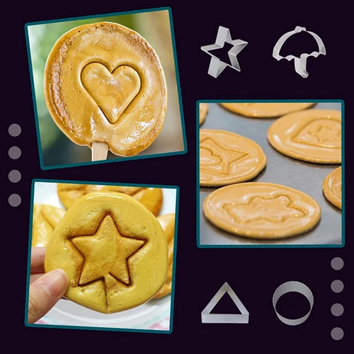 Set De Moldes De Caramelo Dalgona Con Caja De Calamar
