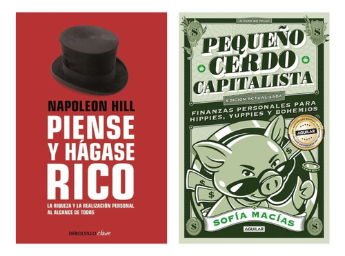 Piense Y Hágase Rico Rojo + Pequeño Cerdo Capitalista