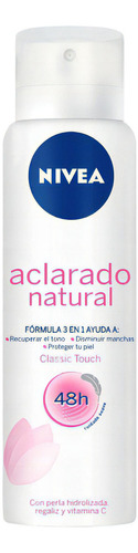 Desodorante Spray Nivea 150 Ml Aclarado Natural