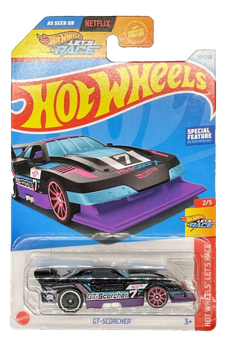 Hotwheels Carro Gt Scorcher + Obsequio 