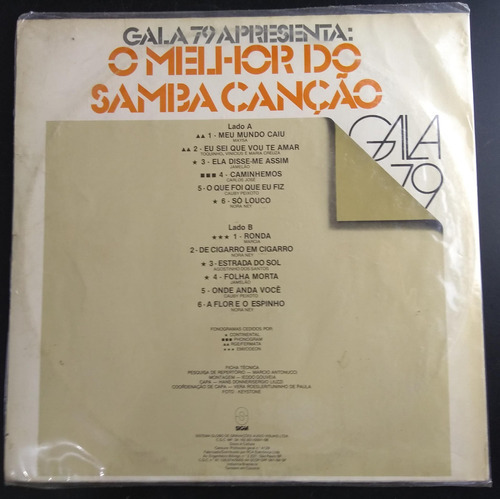 Antigo Disco De Vinil O Melhor Do Samba Cancao 9945 Rrdeco (Usado)