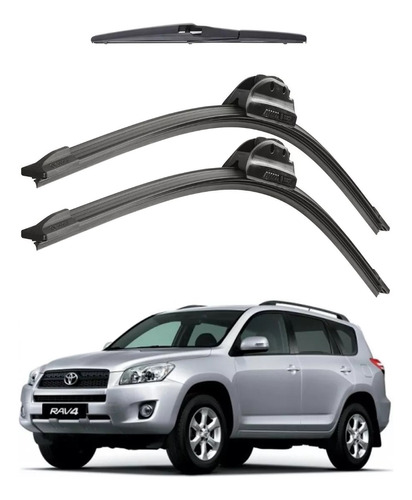 3 Plumas Limpiaparabrisas Toyota Rav4 2006 2007 2008 2009 