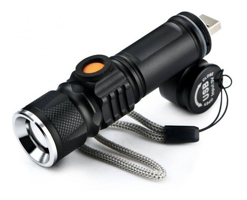 Mini Lanterna Farolete Recarregavel Usb Led Super Potente