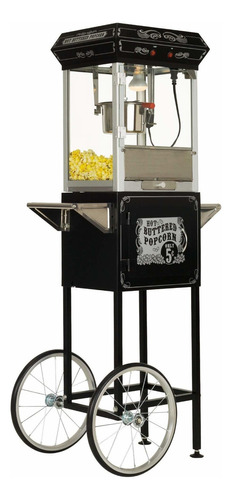 Sideshow R 4ounce Hot Oil Popcorn Machine With Cart  Bl...