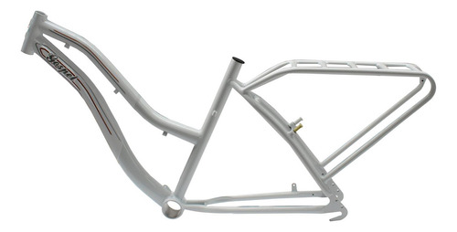 Cuadro 26 Cargo Beach Cruiser De Aluminio Blanco Ys-775