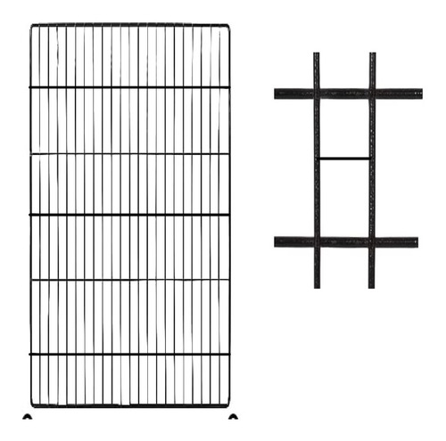 Panel Cubos Modulares Jaula Corral Expandible 50x70 Metal X1