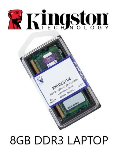 Imagen 3 de 3 de Memoria Kingston 8gb Ddr3 1600 Mhz Laptop Sodimm Nuevas !!