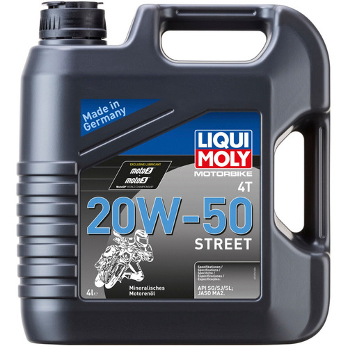 Aceite De Motor Liqui Moly Racing 4t 20w50 Mineral 4 Litros