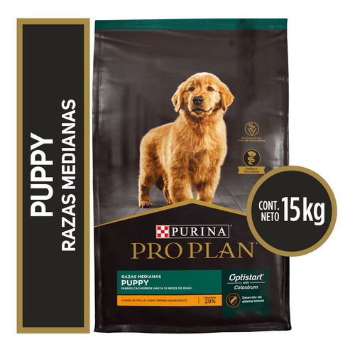 Alimento Para Perro Pro Plan® Cachorro Raza Mediana 15kg