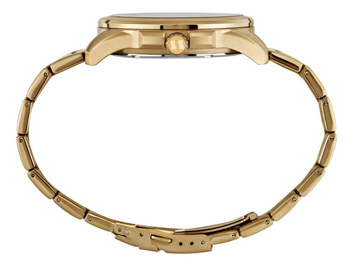 Relógio Seculus Masculino Solar 77139gpsvda4 Aço Dourado