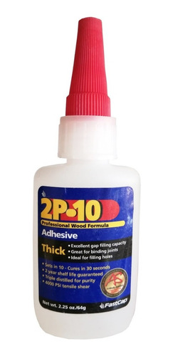 Fastcap Adhesivo Cianoacrilato 2p-10 Made In Usa 64grs Thick