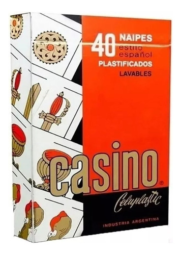 Naipes Estilo Español Plastificados 40 Cartas Casino