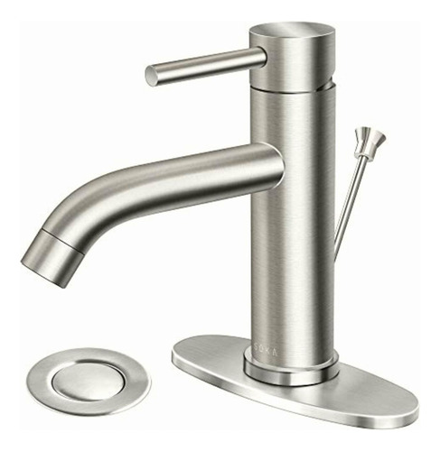 Soka Sk1086010ny Sink Single Handle Stainless Steel Lavatory