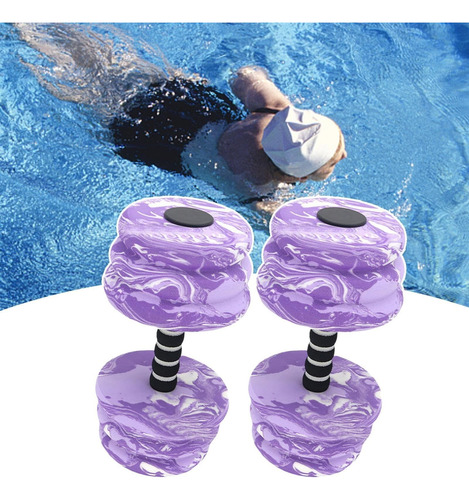 Mancuernas Acuáticas X2 - Flotantes & Eva Para Piscina