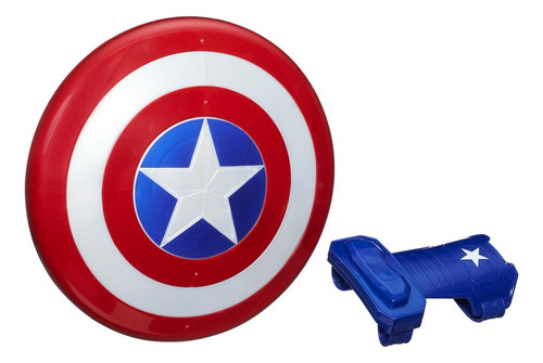 Marvel Vingadores Capitão América - Luva E Escudo Magnéticos