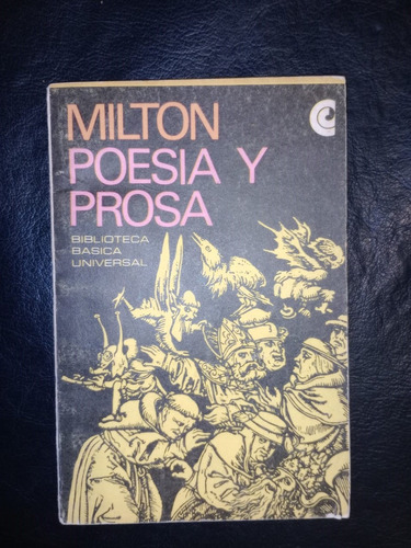 Libro Poesía Y Prosa John Milton