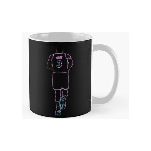 Taza Dwyane Wade Miami Vice Neon Calidad Premium