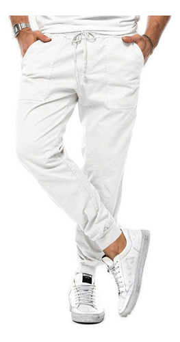 Pantalones Cargo De Ropa Deportiva Casual Tejida Para Hombre