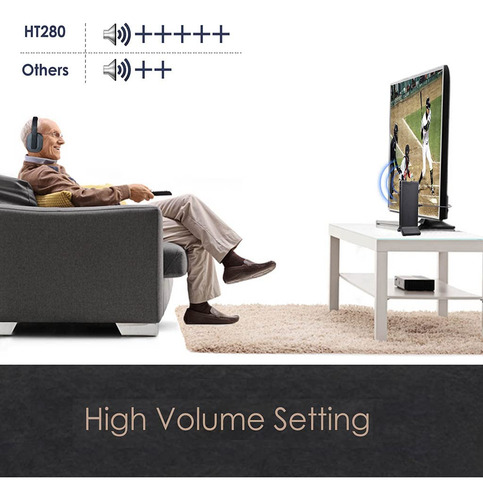 Fones De Ouvido Sem Fio Avantree Ht280 Para Tv Com Transmiss