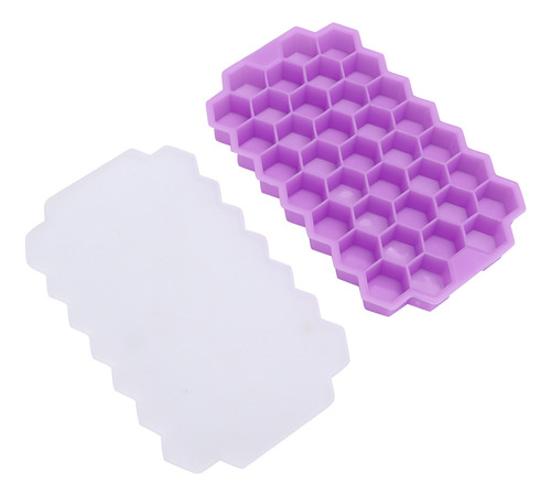 Bandejas De Gelo Para Freezer Com Tampa, 2 Unidades