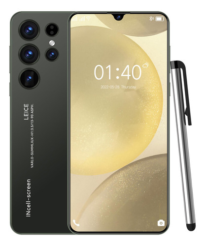 L Teléfonos Inteligentes Android Baratos S24 Ultra 6.8 En 1gb Ram 16gb Rom Verde