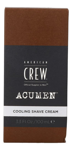 American Crew - Crema Refrescante De Afeitar Para Hombres, F