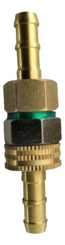 Conector Destorcedor 8.5mm Para Manguera Fumigador Parihuela Color Dorado