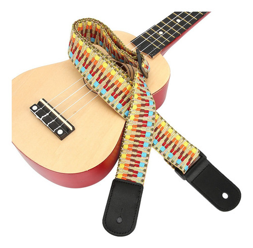 Ukelele Ajustable Exotic Rainbow De 4 Cuerdas, Guitarra Hawa