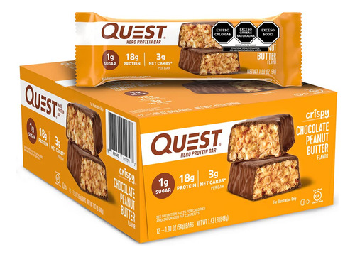 Quest Nutrition Barra De Hroe De Mantequilla De Man De Choco