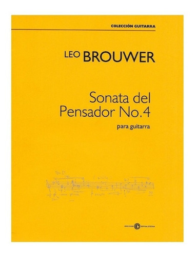 Sonata Del Pensador No.4 Para Guitarra.