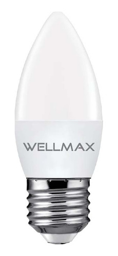 Lámpara Led Vela 6w E27 Fría O Cálida Wellmax Mf Shop