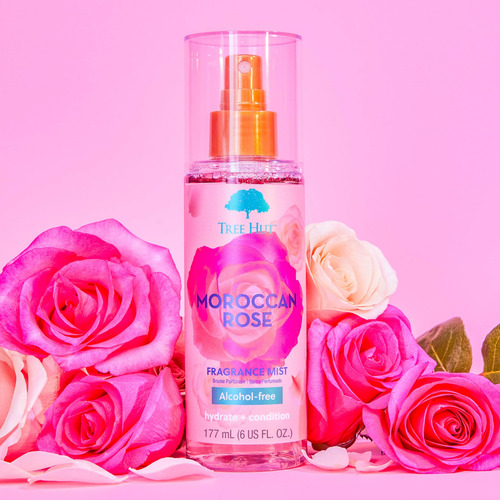 Fragancia Tree Hut Moroccan Rose 180 Ml Sin Alcohol