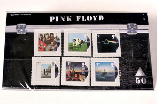 Royal Mail Pink Floyd - Colección De 6 Sellos Postales 2016